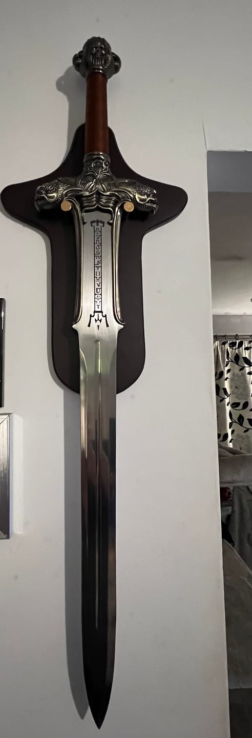 Customer photo review of Conan The Barbarian / Stranger Things - Atlantean Sword