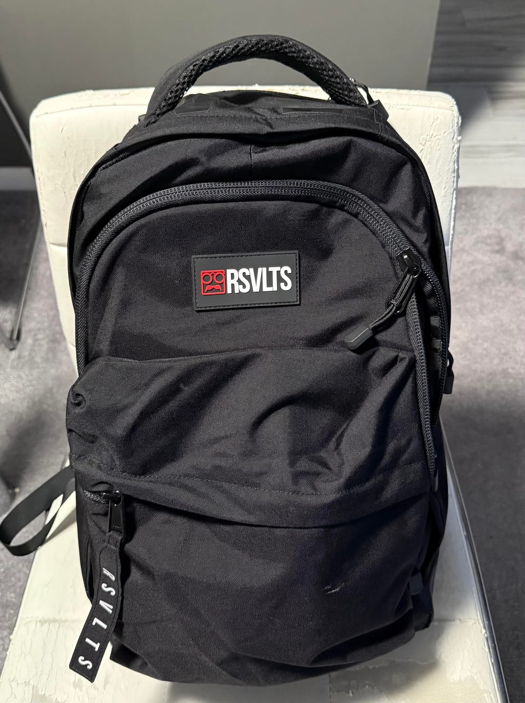 Customer photo review of RSVLTS Black Backpack V1