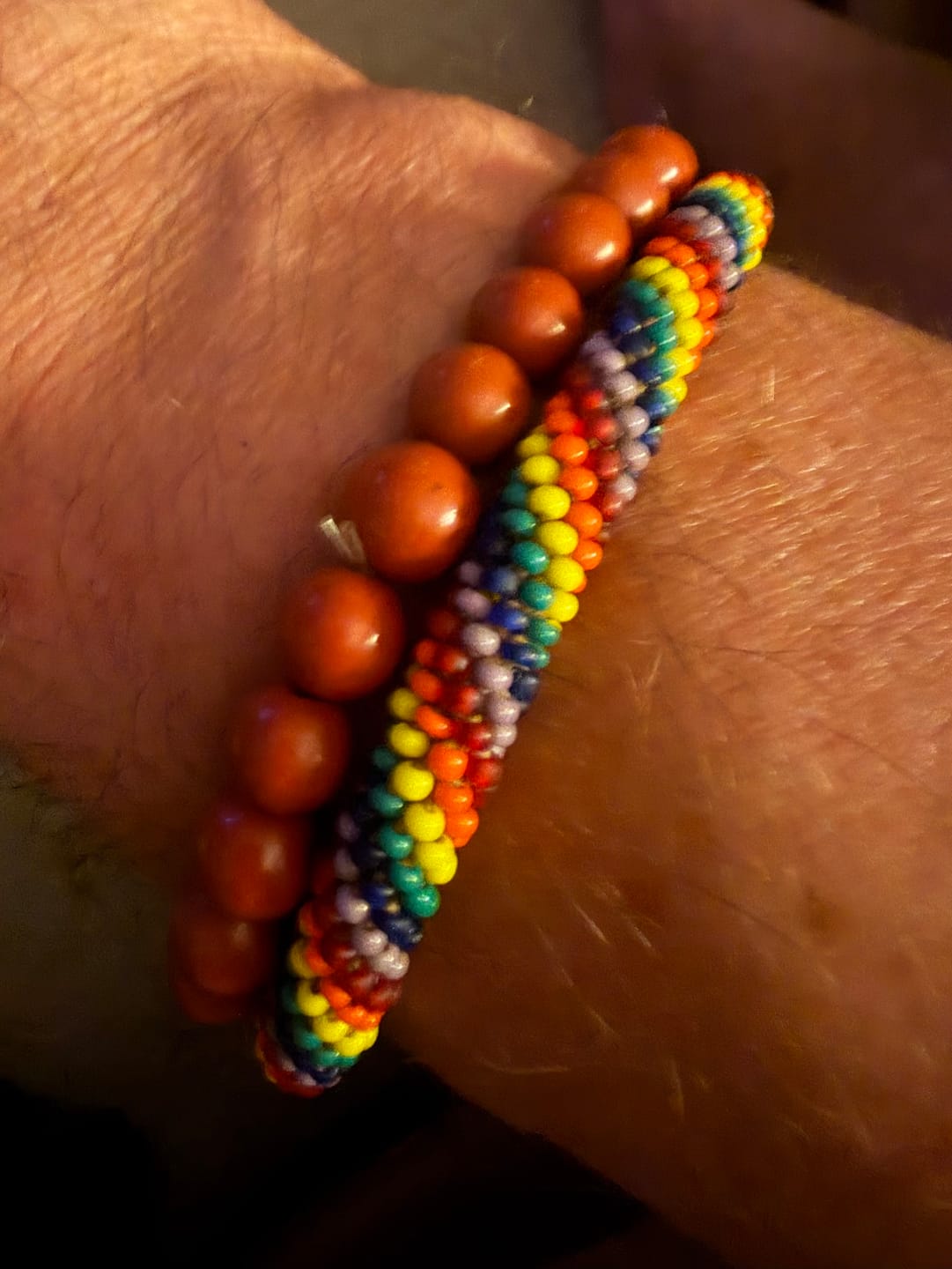 Customer photo review of Red Jasper Bracelet