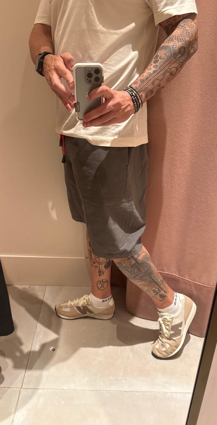 Customer photo review of Tekida Longline Shorts 2.0