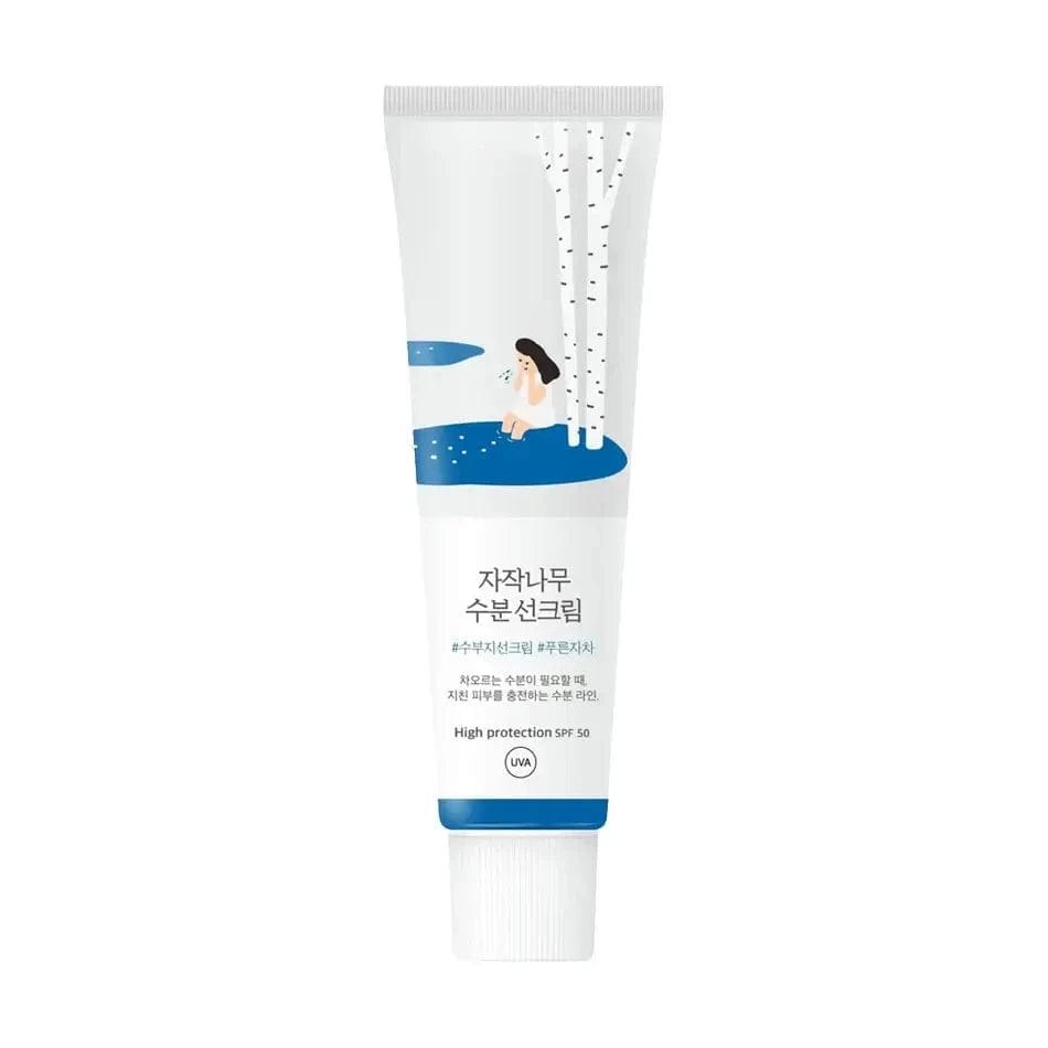 Customer photo review of Mitrinošs saules aizsargkrēms ar bērzu sulu Round Lab Birch Juice Moisturizing Sunscreen SPF50+ PA++++