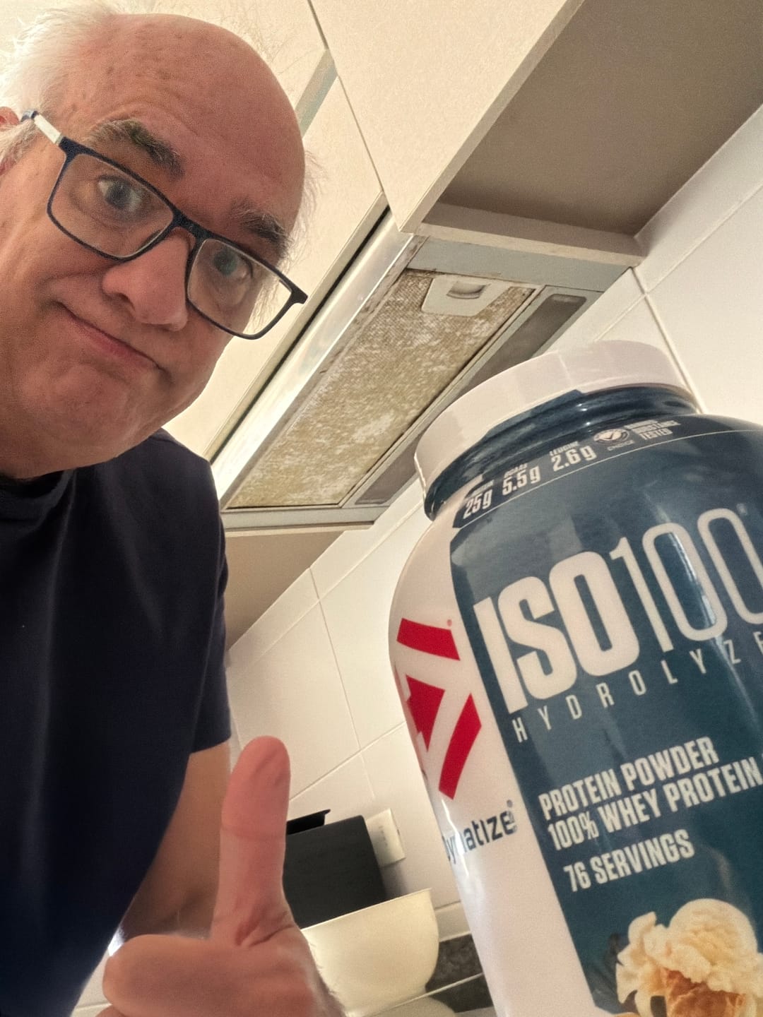 Customer photo review of Dymatize ISO100 Hydrolyzed Proteina Hidrolizada 5 Lb