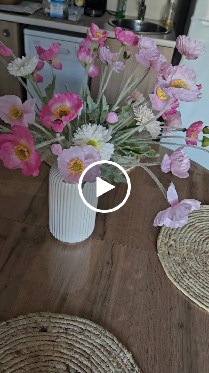 Customer video review of Coquelicots - Mélange rose (10 tiges)