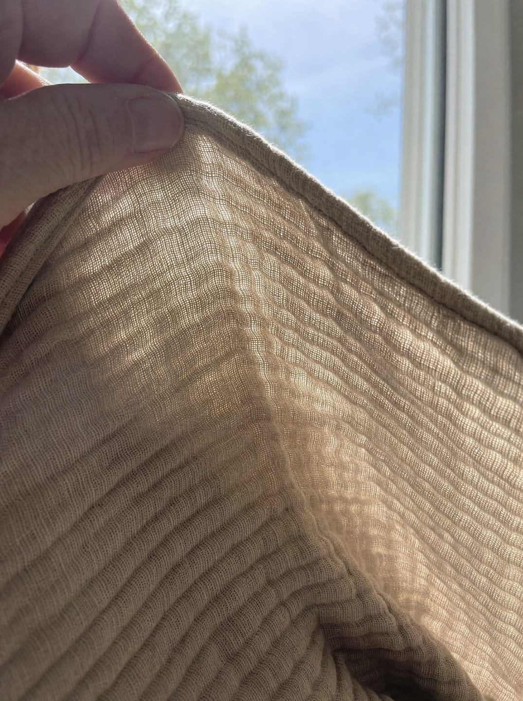 Customer photo review of Naturnord Musselin Decke™