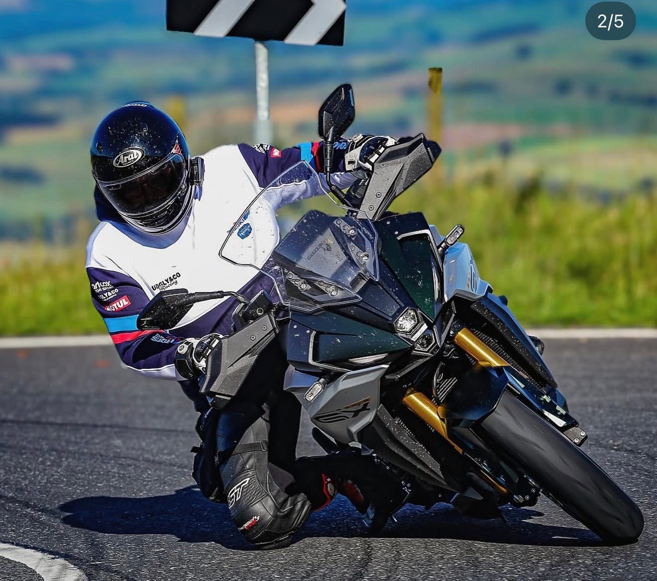 Customer photo review of Team Classic Suzuki Hoodie