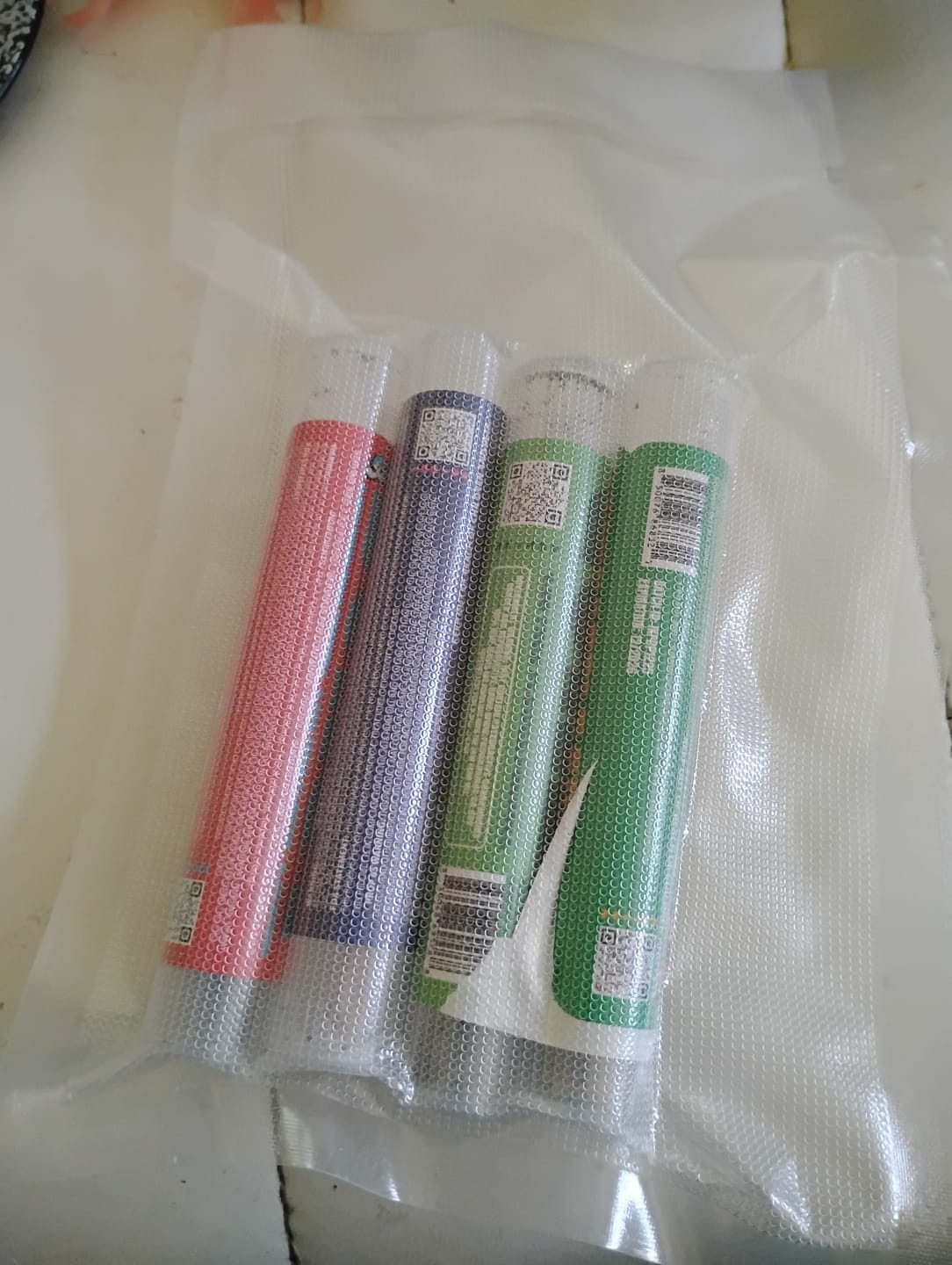 Customer photo review of THCA RAINBOW SHERBET DONUTS