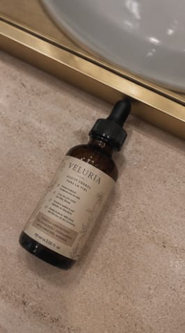 Customer photo review of Aceite Reductor de Vello Facial — Fórmula 100% Natural