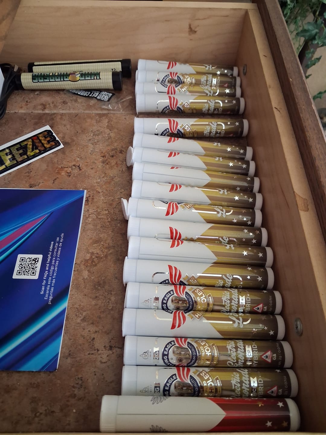 Customer photo review of Trinity Flying Eagle Rosin Filled 2ct THCA Hash Holes with Diamonds 4gms