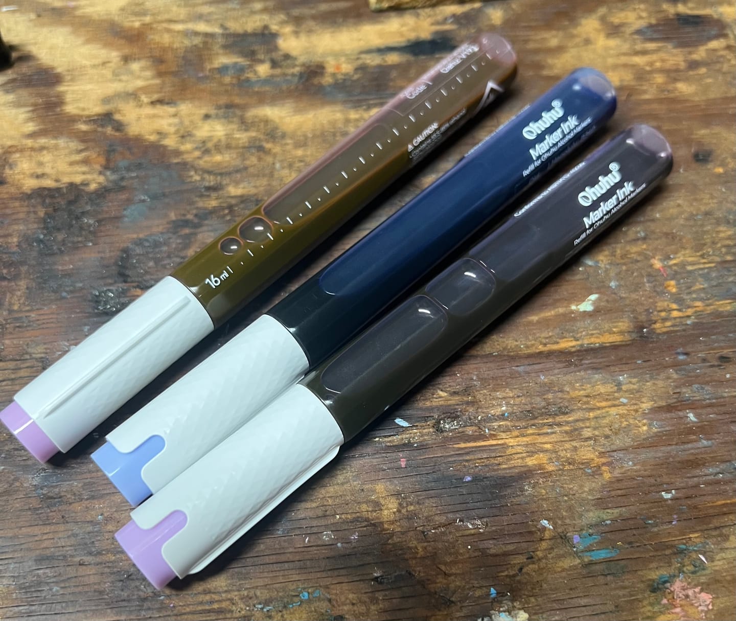 Customer photo review of Ohuhu Marker Ink BV05 / B340 / B287 Refill for Alcohol marker
