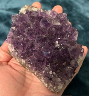 Customer photo review of Raw Amethyst Cluster Crystal