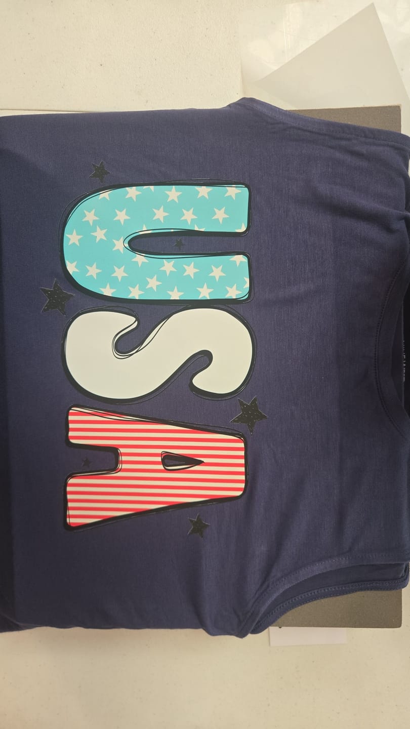 Customer photo review of Custom DTF Gang Sheets - Build Your Own | Printed in Waite Park, MN