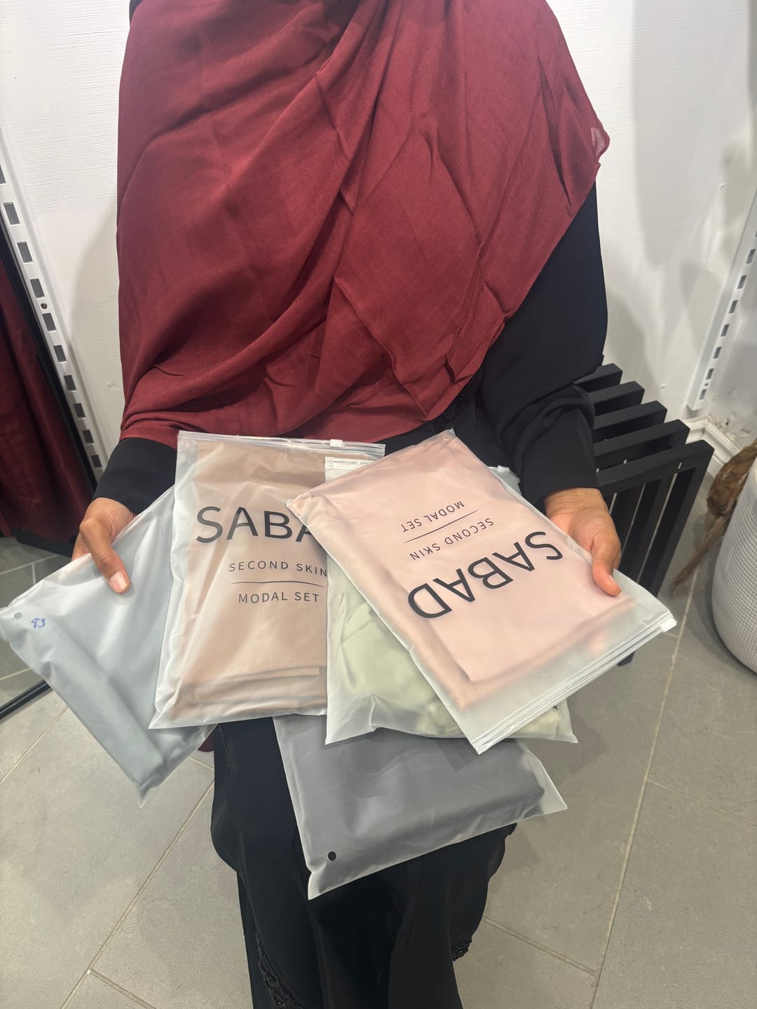 Customer photo review of ASH BLUE - PREMIUM MODAL - SECOND SKIN COLLECTION