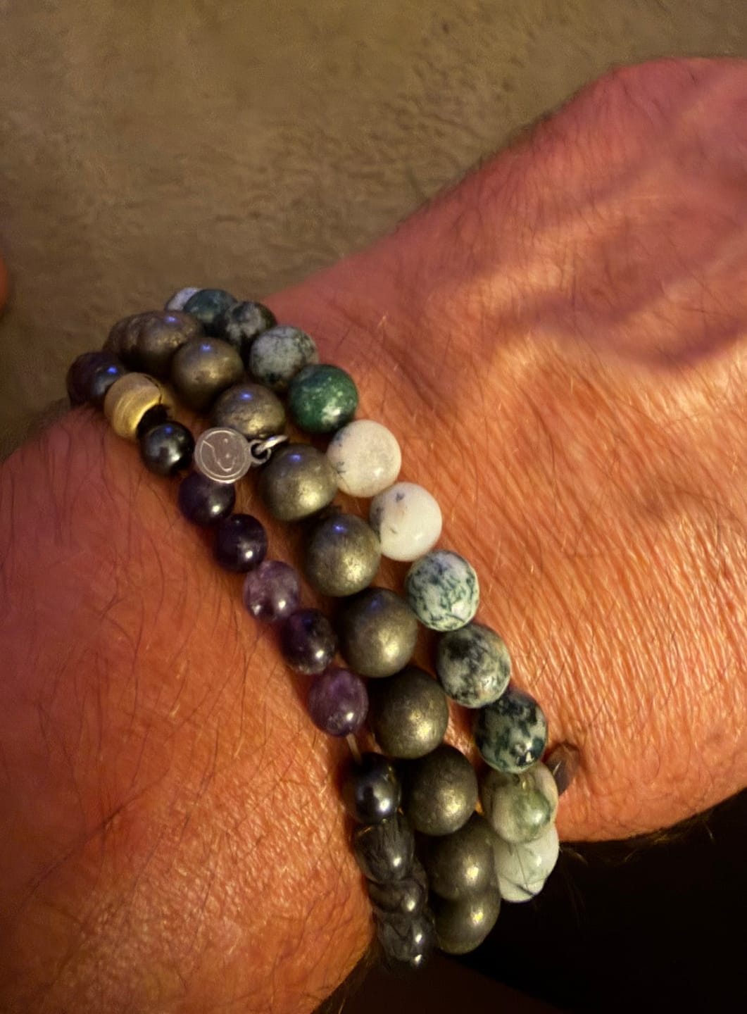 Customer photo review of Pyrite Bracelet