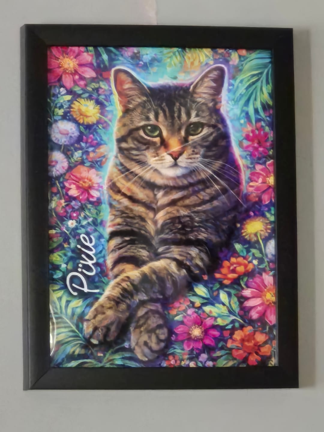 Customer photo review of Wildflower - Personalized Poster