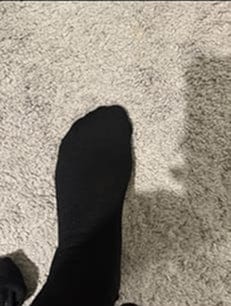 Customer photo review of Bamboo Compression Socks