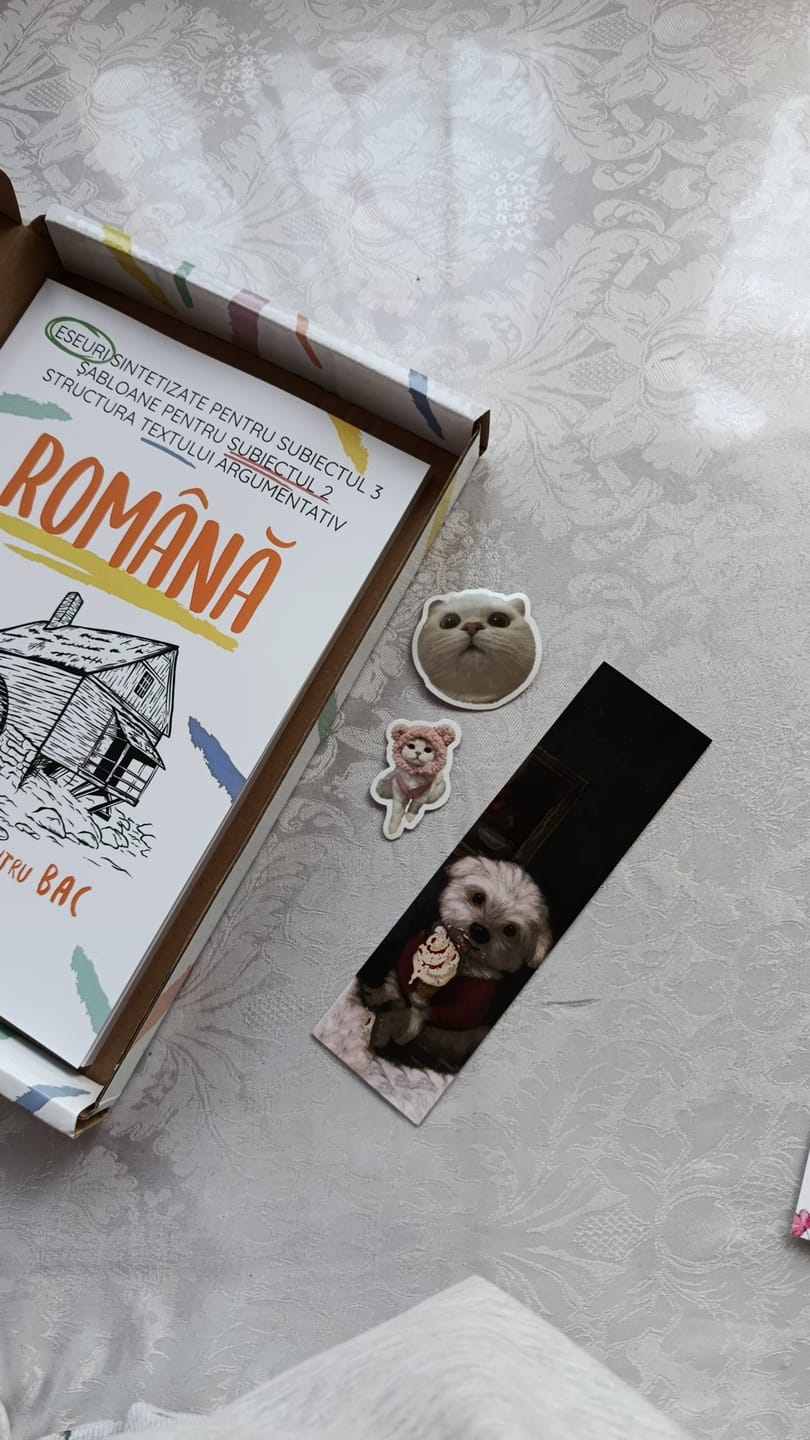 Customer photo review of Carte Română Bacalaureat Bacademia (temă și viziune, caracterizare, relație) - Ediția II