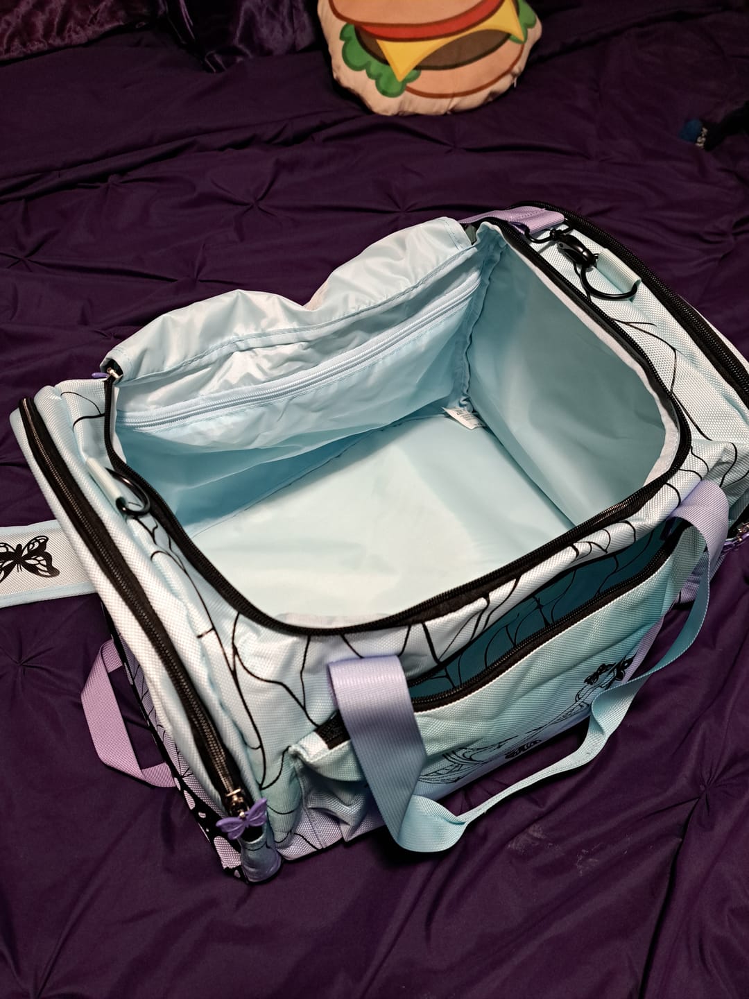 Customer photo review of Butterfly Duffel Bag