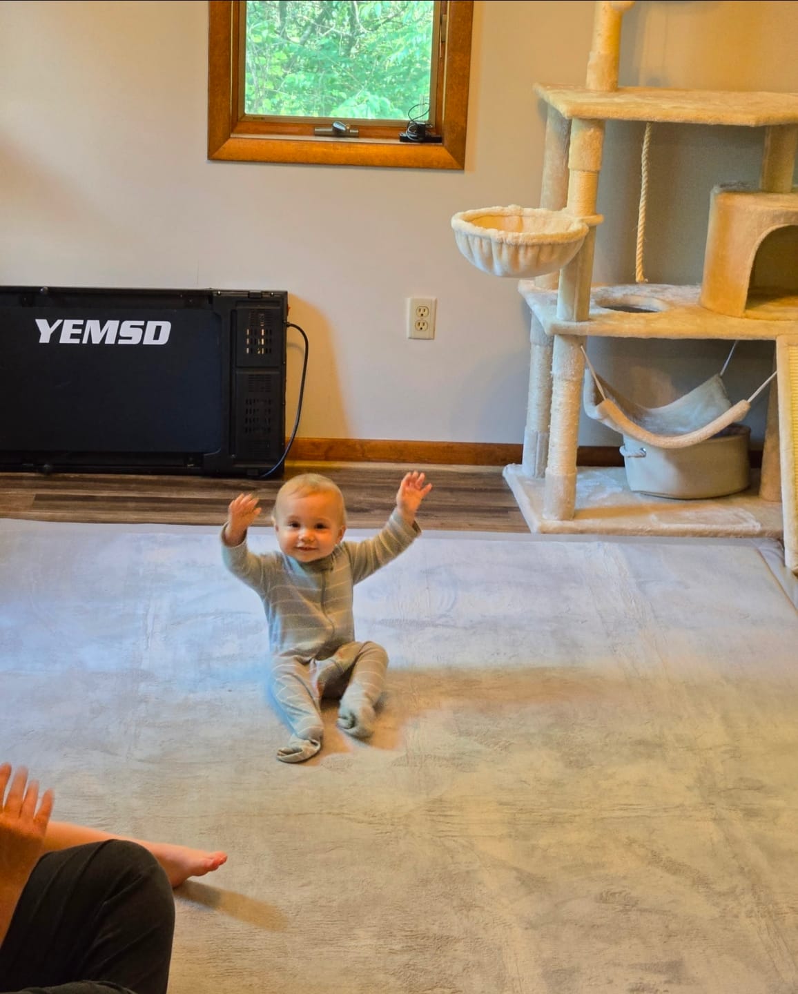 Customer photo review of Relax Mat - 1.4" Thick Soft Foam Play Mat