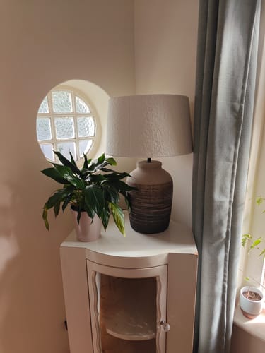 Customer photo review of Hilary Ceramic Table Lamp with Shade