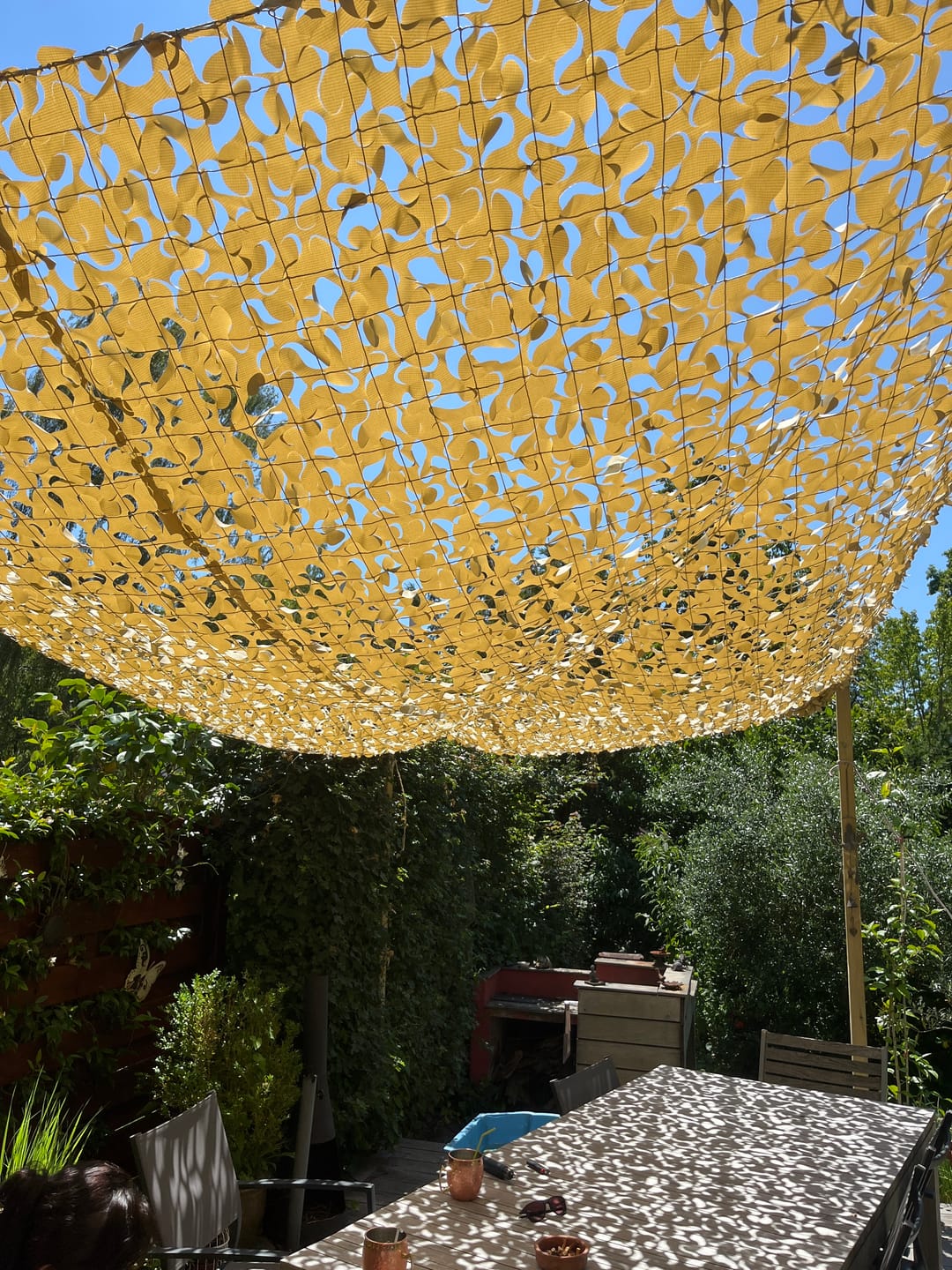 Customer photo review of Filet de camouflage renforcé câble acier