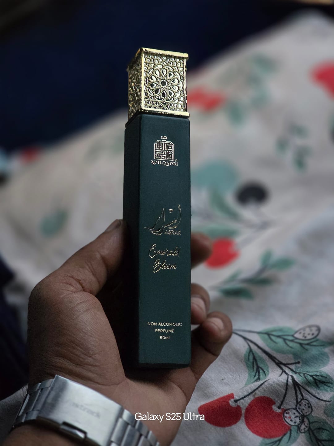 Customer photo review of Asrar Emerald Bloom Non Alcoholic Perfume Spray 50ml