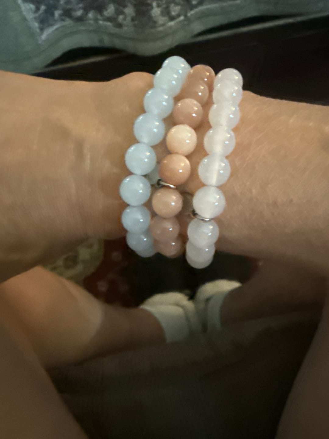 Customer photo review of Sunstone Bracelet