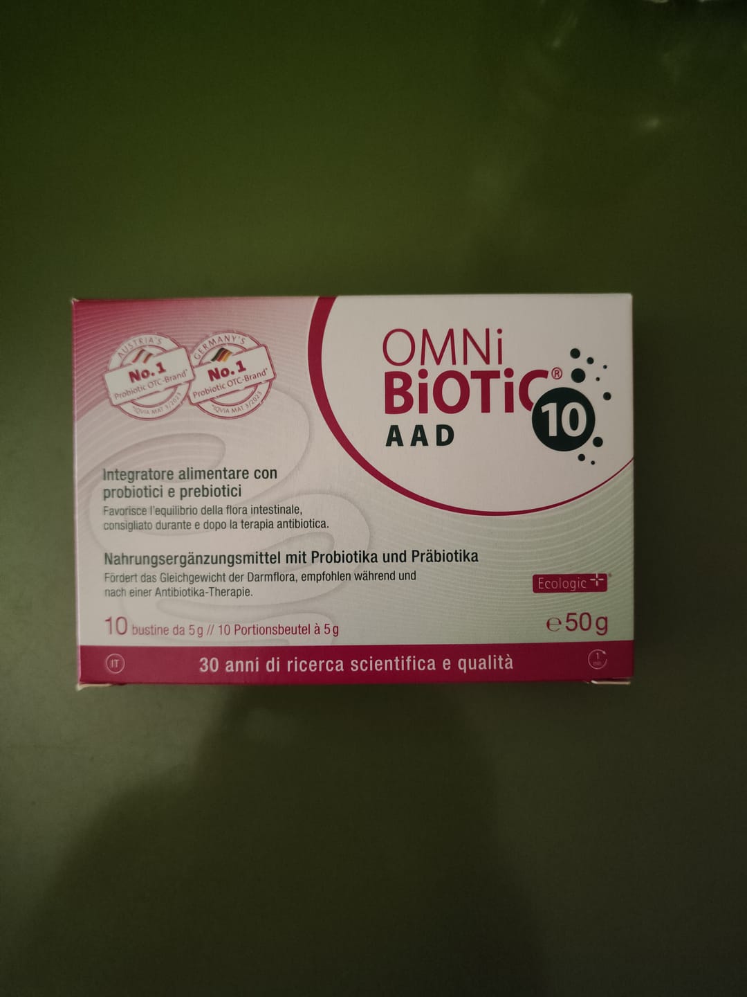 Customer photo review of OMNi-BiOTiC® 10 AAD