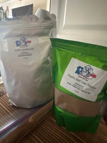 Customer photo review of Beef Liver + Salt Package