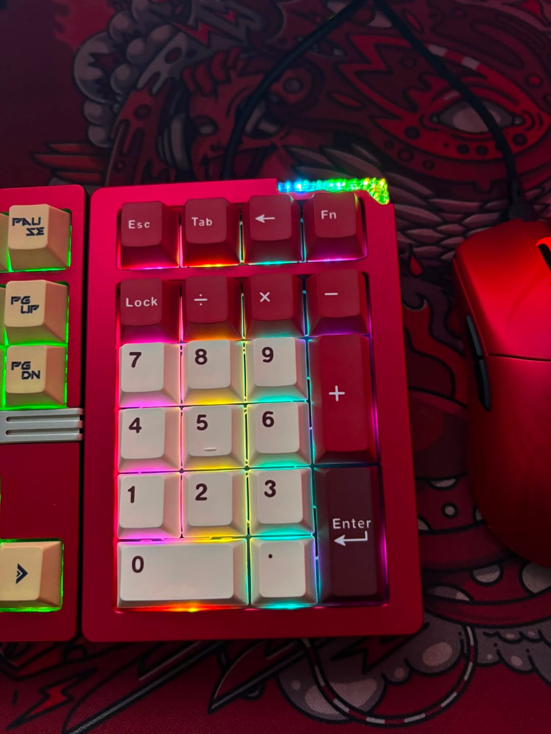Customer photo review of WEIKAV Stars21-S Alüminyum Numpad