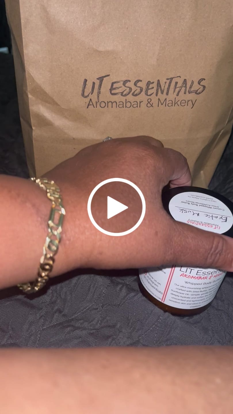 Customer video review of Custom Whipped Body Butter