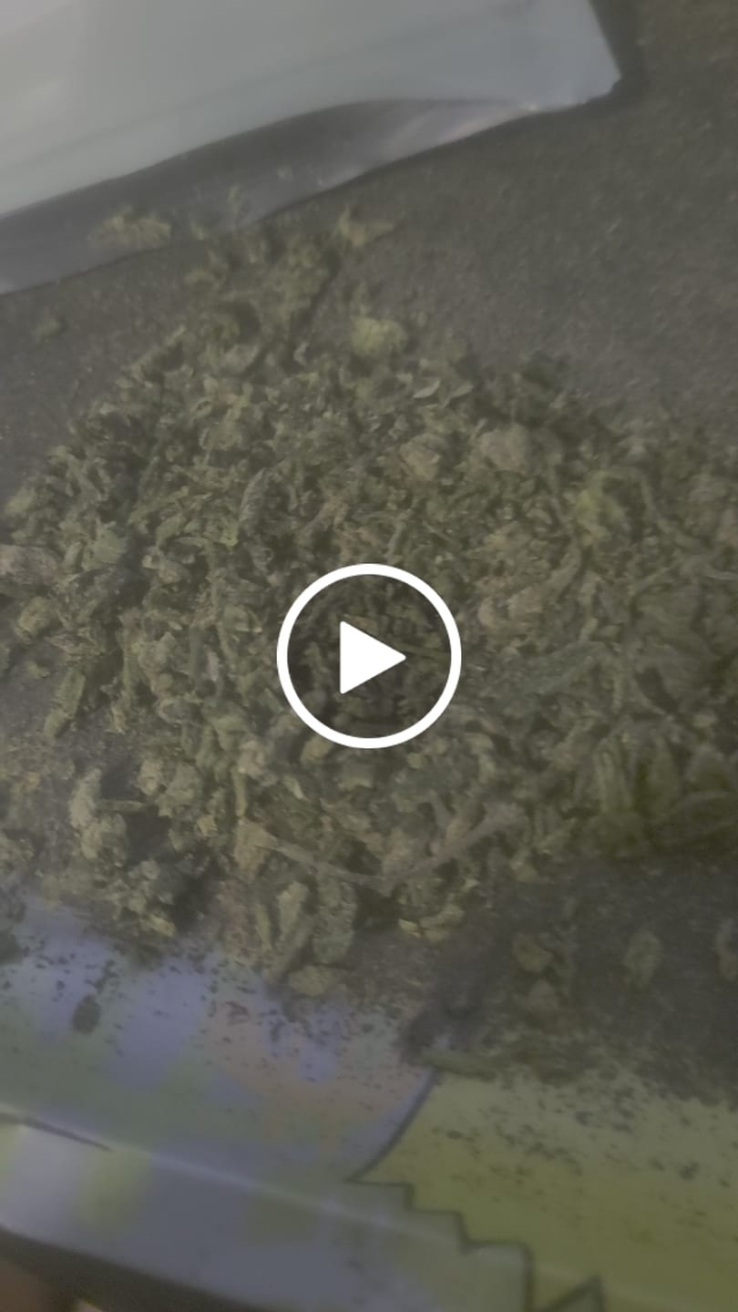 Customer video review of (BOGO Shake: buy 1oz get 2oz🍃) No6. Purple Cake THCa Shake