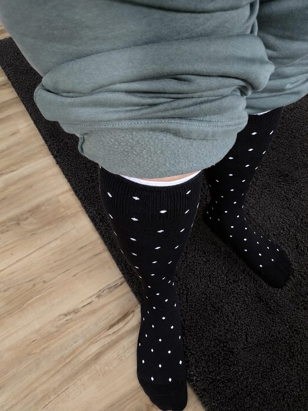 Customer photo review of Bamboo Compression Socks