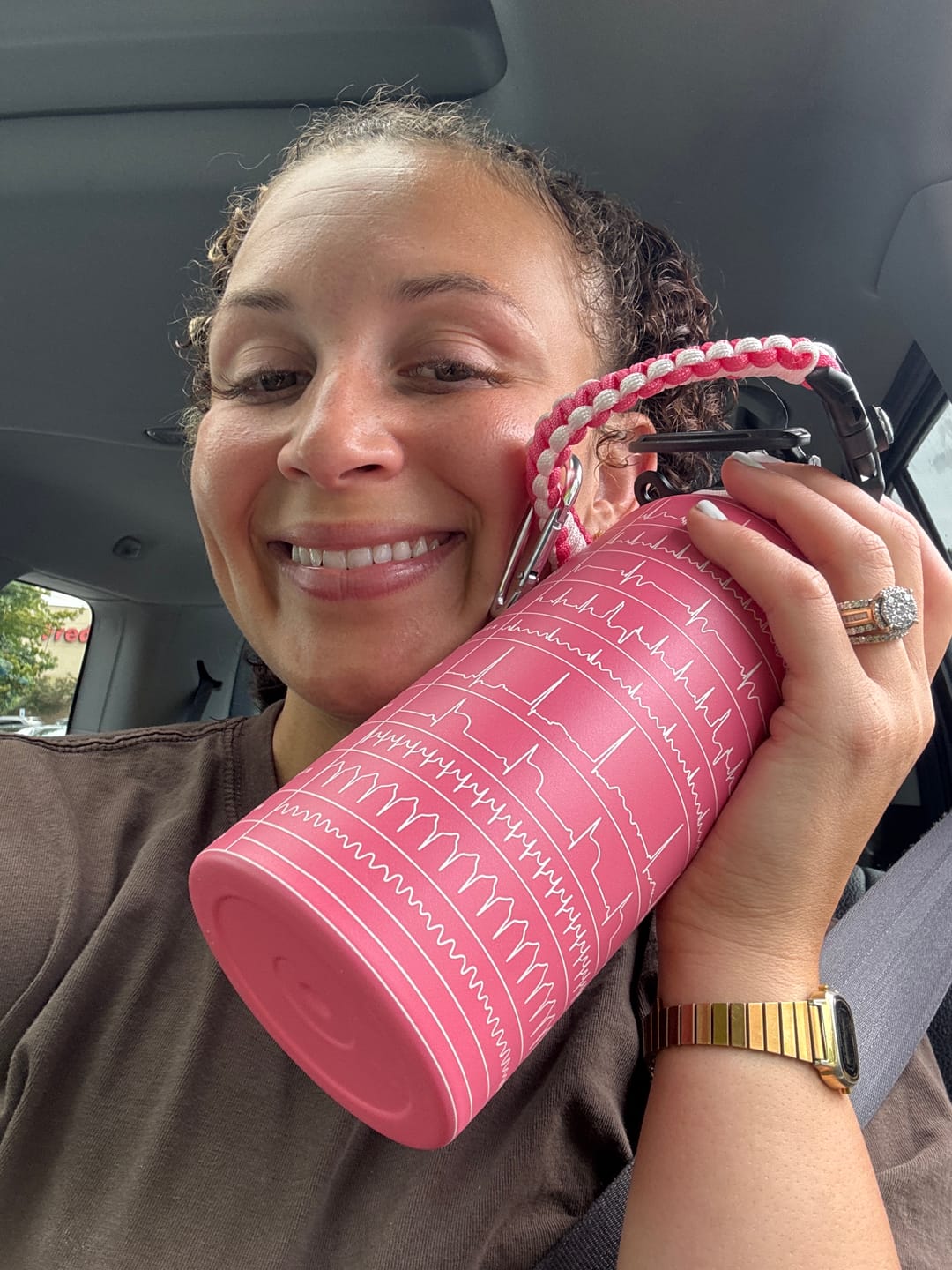 Customer photo review of EKG Water Bottle (32oz)