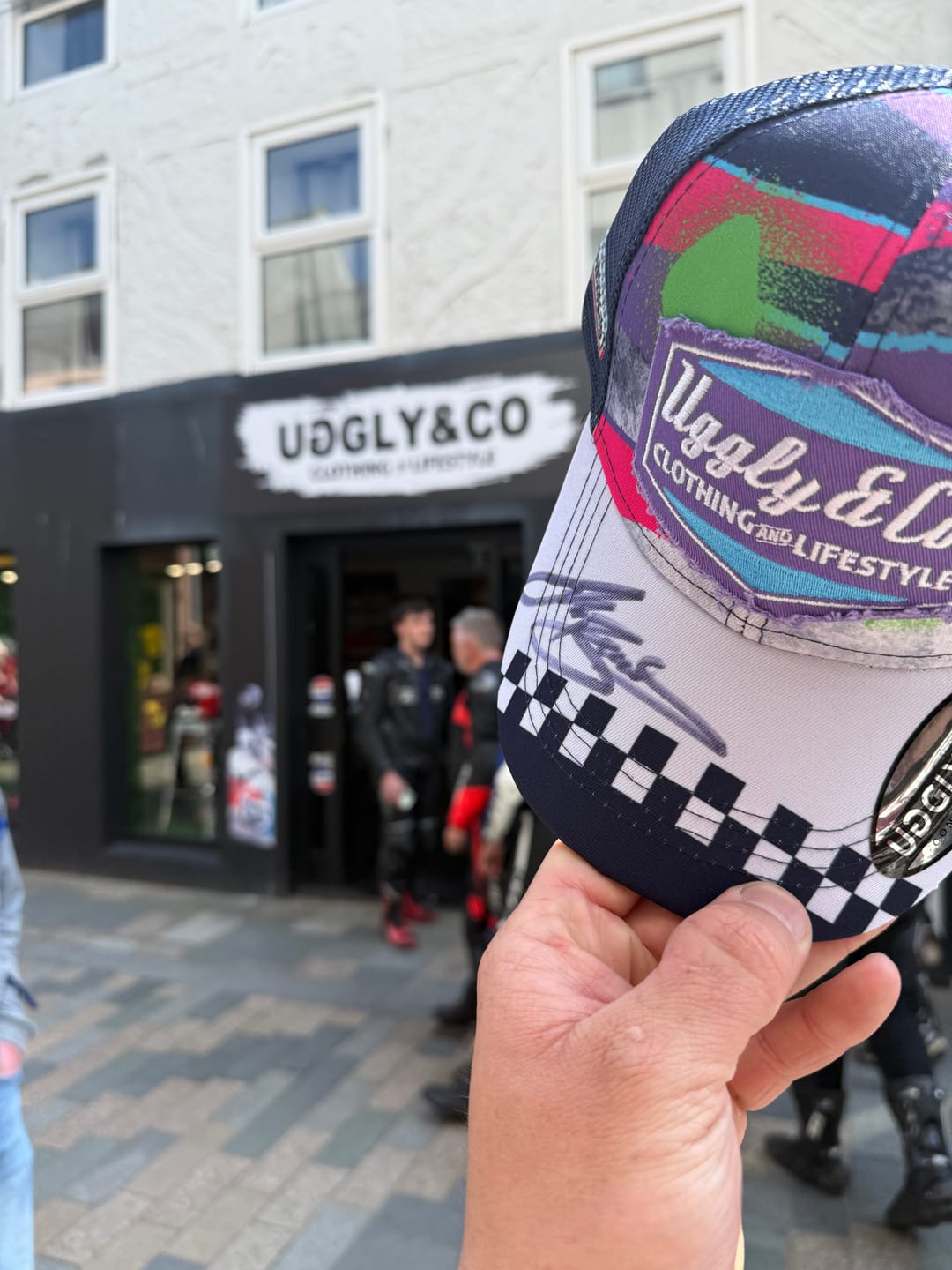 Customer photo review of Josh Brookes x 80s Vintage Motorcross Diamond Cap