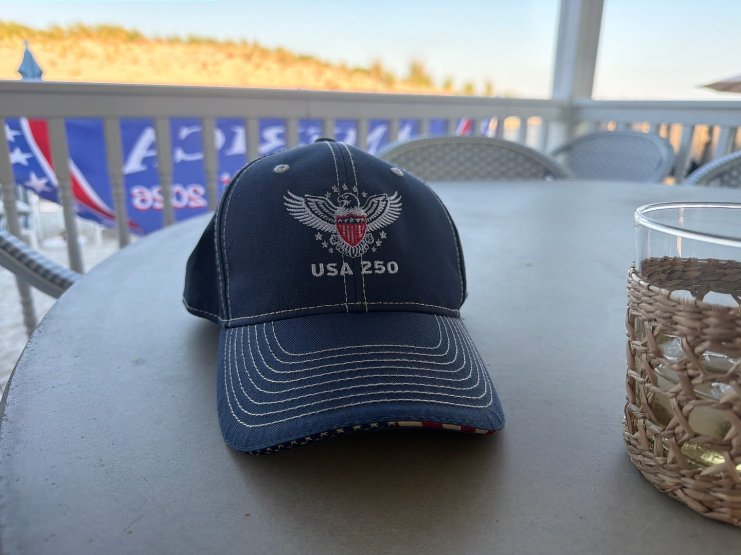 Customer photo review of USA 250 Limited Edition Baseball Cap