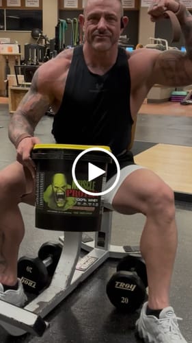 Customer video review of Whey Protein Powder Bucket