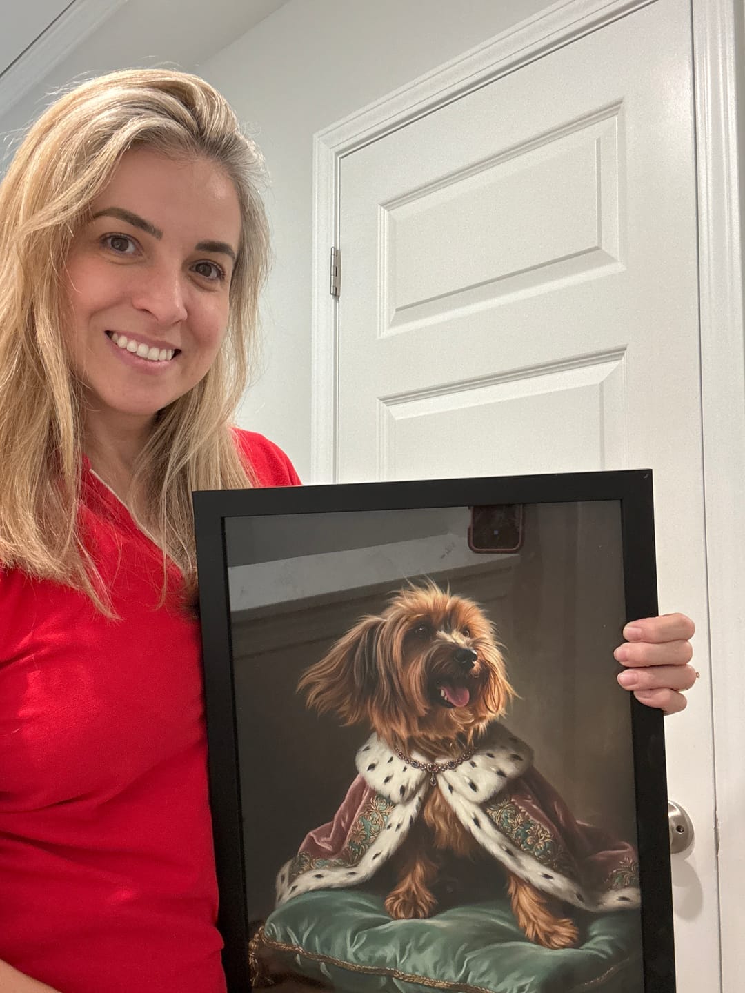 Customer photo review of Aristocratic Custom Pet Portrait