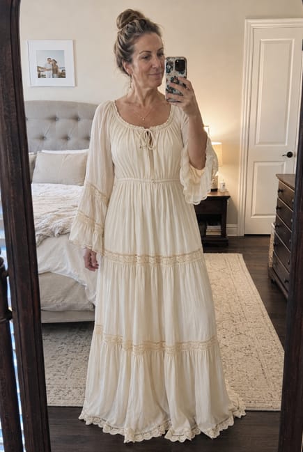 Customer photo review of The Celestial Temptress Dress