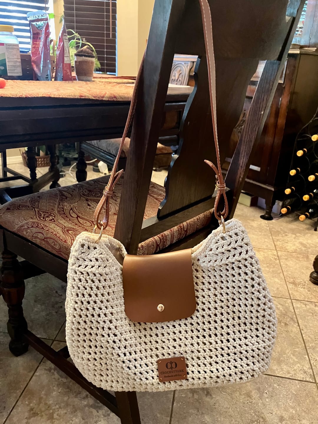 Customer photo review of Sunny Weekend Hobo Crochet Kit