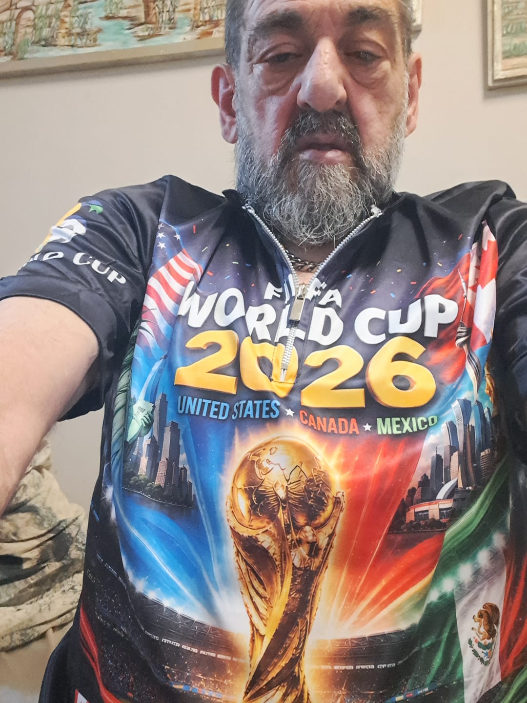 Customer photo review of Unisex Shirt - Custom World Cup 2026 Shirt