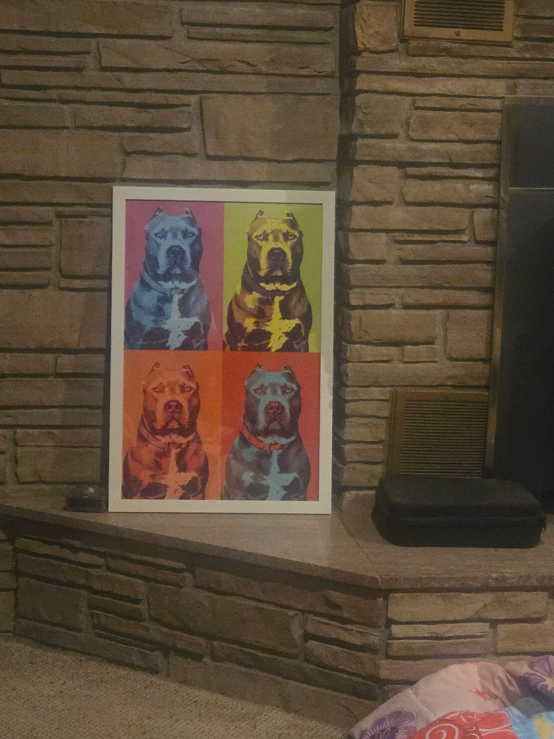 Customer photo review of Color Squares - Personalized Poster