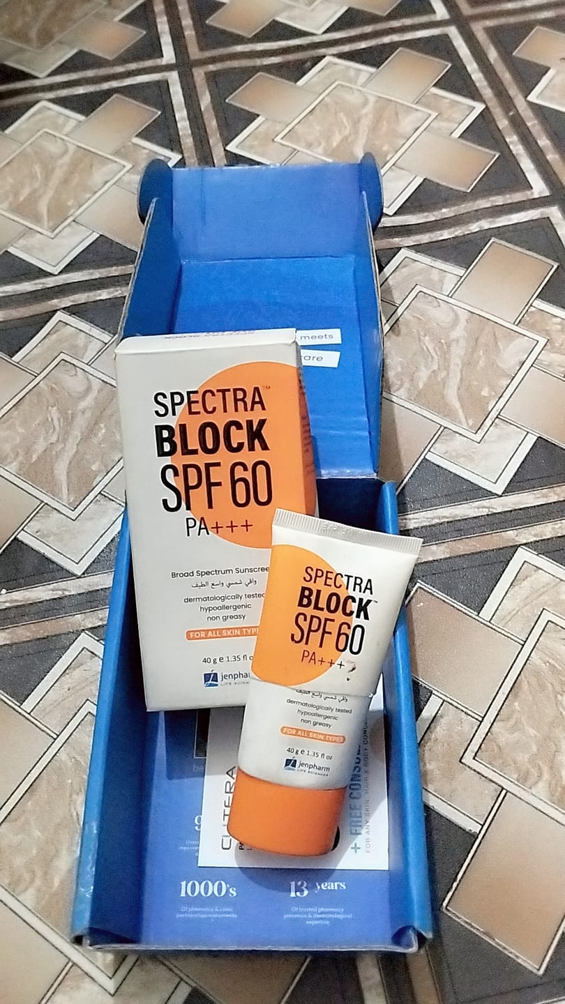 Customer photo review of Spectra Block SPF60