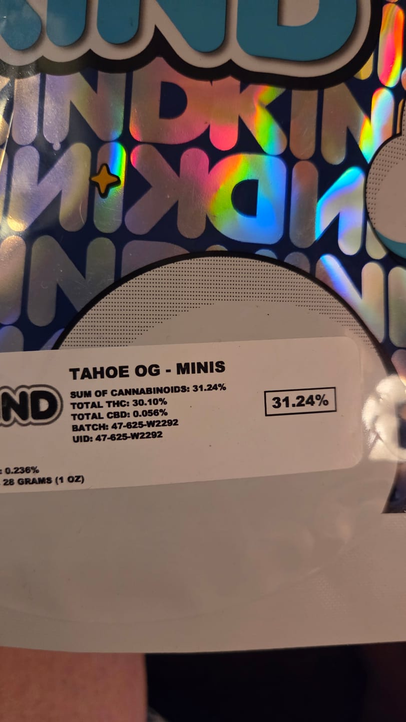 Customer photo review of Tahoe OG - Minis - 28 Grams - Indica