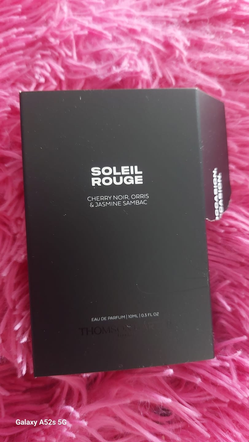 Customer photo review of Soleil Rouge | Eau de Parfum