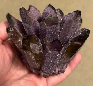 Customer photo review of Exotic Amethyst Phantom Cluster