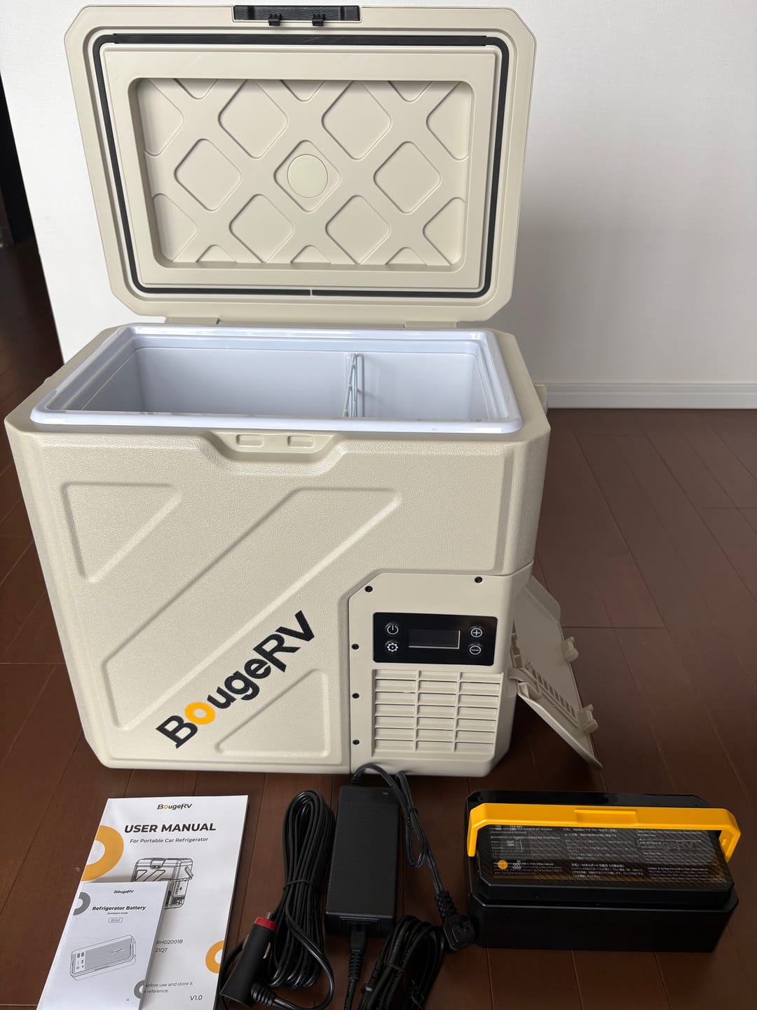 Customer photo review of BougeRV CRH20 ポーダブル冷蔵庫 20L（カーキ）