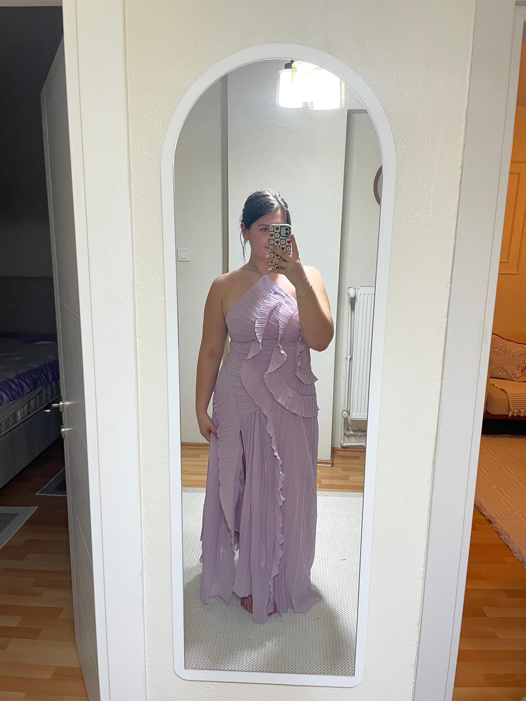 Customer photo review of Okyanus Esintisi Maxi Elbise