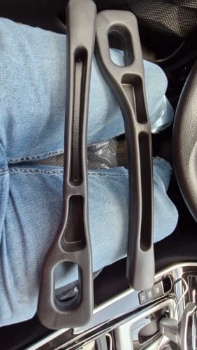 Customer photo review of BOLTHUT™ Car Seat Gap Filler — Leather Console Gap Plug, 2-Pack