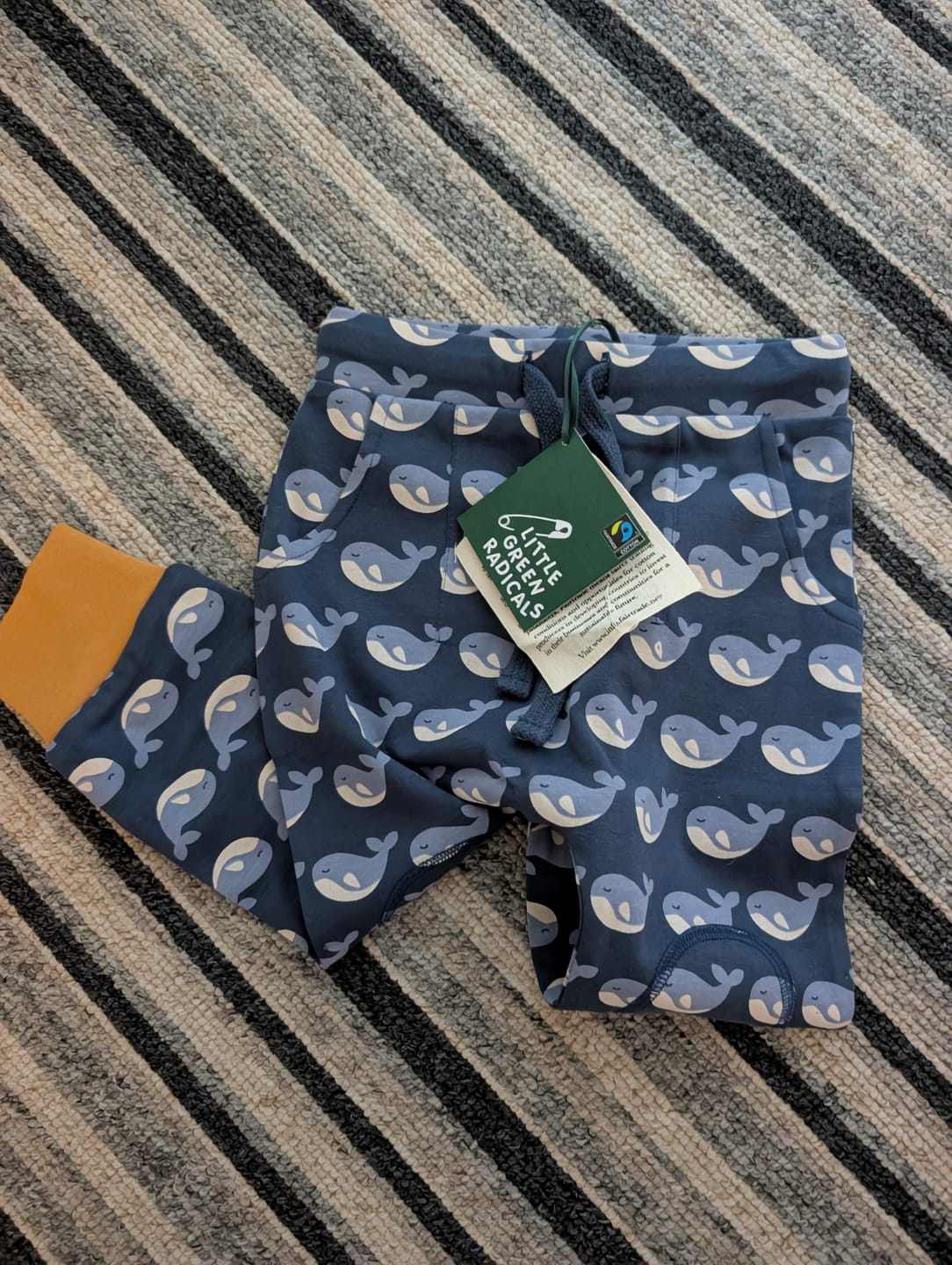 Customer photo review of Singing Whales Organic Comfy Joggers