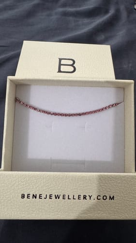 Customer photo review of Noir Baguette Bracelet